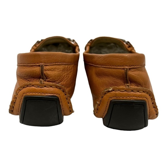 Adrienne Vittadini Camel Leather Comfort Driving Loafers Women’s 9 - Picture 8 of 14